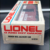 Lionel 6-9218 Monon Operating Boxcar Mail Delivery Car O Scale New SZ