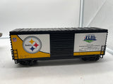 MTH Railking 30-74560 Pittsburgh Steelers Super Bowl XLIII 40' High Cube Box Car O SCALE Like New