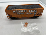 MTH Premier 20-97200 Waddell Coal 2-Bay Fish Belly Hopper Car O Scale  Like New