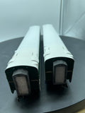 MTH Premier 20-6617 Southern 70' Streamlined Sleeper/Diner 2-Car Set in Southern Sleeper #2014 and Diner #3312 O Scale Like New
