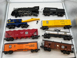 Lionel 6-8900, 6-9348, 6-9321, 6-7712, 6-9322, 6-9880, 6-9323 ATSF Santa Fe Famous American Railroad Series Railroad Freight Car Set (Set of 7) Caboose in wrong box O Scale Used Excellent