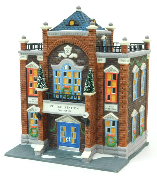 Department 56 Christmas in the City series 58941 Precinct 25 police station