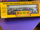 MTH Railking 30-76873 Pennsylvania O SCALE RailKing Flat Car w/(2) 57 Chevy Nomads NEW