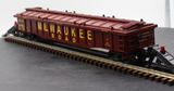 MTH 20-98045 Milwaukee Road Gondola Car w/Cover O SCALE Like New