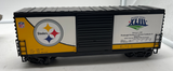 MTH Railking 30-74560 Pittsburgh Steelers Super Bowl XLIII 40' High Cube Box Car O SCALE Like New