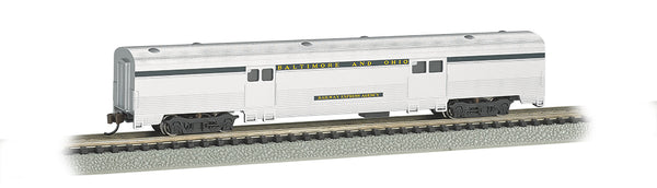 Bachmann 14653 Baltimore & Ohio B&O 72' Streamlined Fluted 2-Door Baggage Car N SCALE