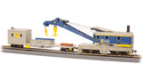 Bachmann 16103 250-TON STEAM CRANE & BOOM TENDER - DELAWARE & HUDSON HO SCALE NEW