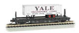 Bachmann 16755 Atlantic Coast Line YALE -- Flat Car with Piggy Back Trailer N SCALE