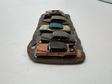 Junkyard Car scenery row of cars HO SCALE Used Excellent No Box