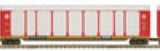 MTH Premier 20-90392B Santa Fe Corrugated Auto Carrier O SCALE Like New