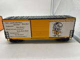 MTH Railking 30-74489 Myron Cope 40' High Cube Box Car with Classic Sayings Pittsburgh Steelers Sports Announcer. O SCALE Like New limited rare