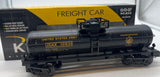 K-Line K632-8025 United States Army Tank Car 10936 O SCALE Like New