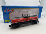 Atlas 8215-3 Columbia Southern Tank Car Liquid Chlorine 3 RL O SCALE Like New