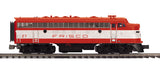 MTH 20-21806-1 Frisco F-7 A Unit Diesel Engine w/Proto-Sound 3.0 (Hi-Rail Wheels) #24 with 20-21806-3 F-7 B-Unit Diesel (Non-Powered) #124 and 20-21806-4 F-7 A Unit Non-Powered #27 O scale Limited