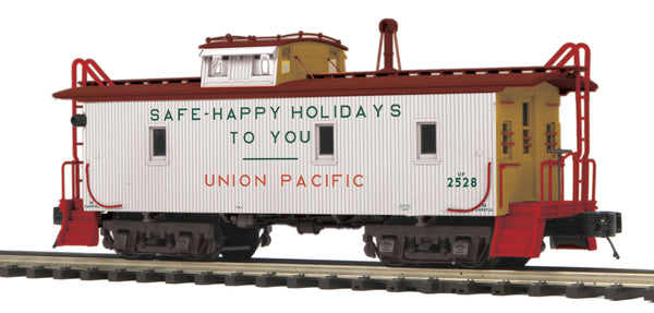 MTH Premier 20-91608 Union Pacific UP Woodsided CA-1 Caboose Safe Happy Holidays # 2528