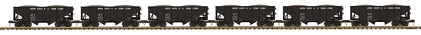 MTH Premier 20-92298 Akron Canton & Youngstown 2-Bay Fish Belly Hopper 6 Car Set