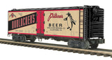MTH 20-94237 Horlacher's Brewing Co. ALLENTOWN PA BEER 40' Steel Sided Reefer Car O SCALE Like New