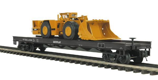 MTH 20-98503 Caterpillar (#R1700GLHD06) Flatcar w/LHD Underground Mining Loader O-Scale