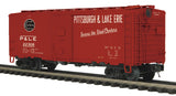 MTH 20-99413 New York Central NYC Pittsburgh & Lake Erie P&LE O Scale Premier 40 AAR Box Car NEW Damaged Box