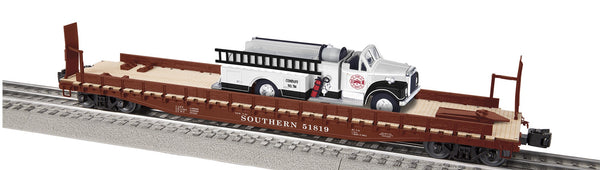 Lionel 2226310 Southern Railroad 50' Flatcar w/ Firetruck #51819
