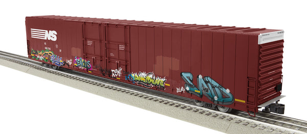 Lionel 2226420 Norfolk Southern NS 86' 4-Door Hi-Cube Boxcar with GRAFFITI  O-SCALE