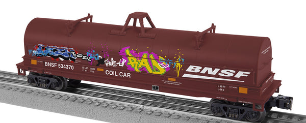 Lionel 2226520 BNSF Graffiti Coil Car #534370