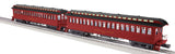 Lionel Boston and Maine B&M WOOD COACH 6 Car set: 2227090  2-PACK #1, 2227100 Pack 2 and 2227200 Wood Coach / Combine