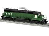 Lionel 2233082 BURLINGTON NORTHERN LEGACY SD45 #6452 O SCALE Like New