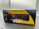K-Line k6251-1752  New York Central NYC 2 Bay Hopper w/ Real Coal Load O SCALE Like New