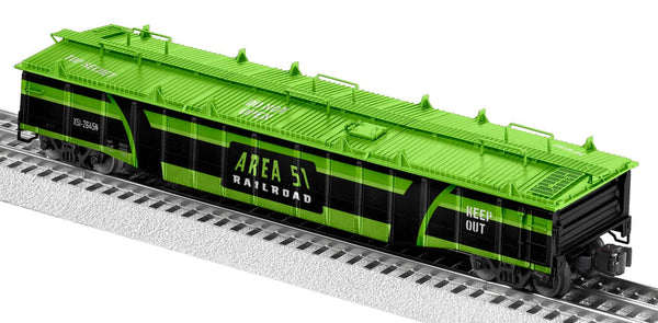 Lionel 2426240 AREA 51 PS-5 GONDOLA X51-2645N - COVERED O Scale