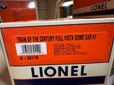 Lionel 6-39110  Train of the Century Full Vista Dome Car #1 (Century) O SCALE NEW
