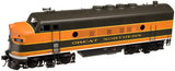 Atlas 1644-1 Great Northern EMD F-3 Phase 2 AND 1694-1 Great Northern Phase 2 Non powered Engine  O Scale Like New