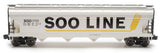 Menards 275-9372 Soo Line Smooth-Sided Hopper limited O SCALE NEW