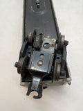 LIONEL POSTWAR 3562-25 ATSF OPERATING BARREL CAR (GRAY) W 6 BARRELS- MISSING FIGURE AND BIN-- AS IS-- O SCALE Used Excellent