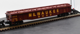 MTH 20-98045 Milwaukee Road Gondola Car w/Cover O SCALE Like New