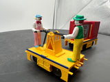 K-Line k-2625-01 Circus Transport Railroad Motorized Handcar and Trailer with Clowns O SCALE Like New