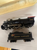HO Scale Bargain Engine  145 LifeLike Western Maryland  1403 Steam Engine in box Used VG