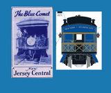 Brady's Train Outlet Custom Run Lionel 2431950 Legacy Central New Jersey Blue Comet 4-6-0 #168 with 6 Woodside Passenger Cars O Scale Limited