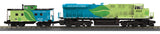 MTH 30-20973-1 G.E. Evolution  ES44AC Imperial Diesel & Caboose Set With Proto-Sound 3.0 -  Locomotive Cab No. 2022