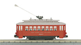 MTH Railking 30-2596 New York City Transit NYC Bump-n-Go Trolley O SCALE Used Excellent Water Damaged Box