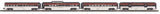 MTH 30-67198, 30-67199, 8607 New Haven Passenger RailKing 7-Car Streamlined Passenger Set Rare Red Letters O Scale Like New