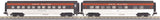 MTH 30-67198, 30-67199, 8607 New Haven Passenger RailKing 7-Car Streamlined Passenger Set Rare Red Letters O Scale Like New