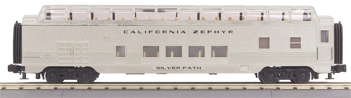 MTH Railking 30-67227 California Zephyr O SCALE RailKing 60' Streamlin