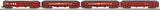 MTH 30-69267 Chicago & Alton 4-Car 60' Madison Passenger set with 30-69268 2-car set 60' Madison Combo/Diner Set and 30-69269 60' Madison Coach Car O Scale NEW