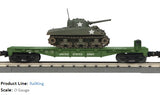 MTH Railking 30-7093A  US Army Flat Car w/Sherman Tank #4223. O SCALE NEW