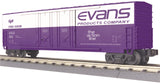 MTH Railking 30-74013 Evans Leasing 50' Double Door Plugged Boxcar O GAUGE Like New