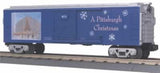 MTH Railking 30-74090 Pittsburgh Christmas Box Car O SCALE  NEW
