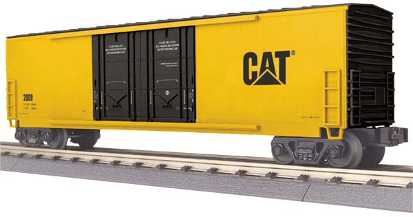 MTH 30-74545 Caterpillar 50' Double-Door Plugged Boxcar O-Scale