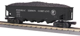 MTH Railking 30-75511 Potomac Edison Company RailKing 4-Bay Hopper Car Road #105 O SCALE Like New
