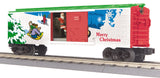 MTH Railking 30-79261 Christmas RailKing Operating Box Car w/Signal Man O SCALE Like New